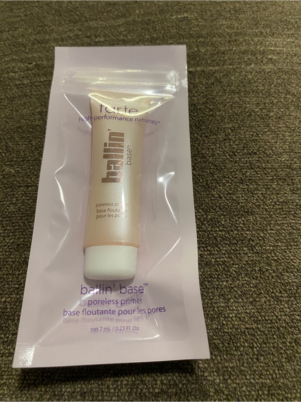 tarte pink poreless primer travel tube